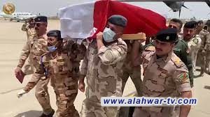 قيادة القوة الجوية تقيم تشييعاً لشهداء التعرض الإرهابي أمس في كركوك